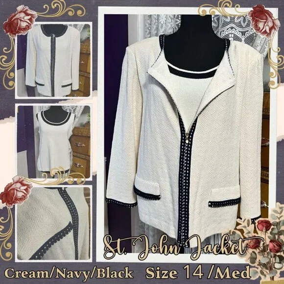 St. John Collection Jacket & Tank - Picture 2 of 6